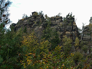 Rudolfstein bei Dittersbach - Böhmische Schweiz