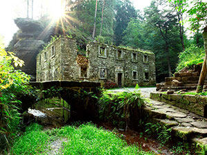 Grundmühle am Ferdinandsklamm - Böhmische Schweiz