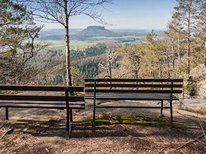 Aussichtspunkt bei Waitzdorf - Sächsische Schweiz