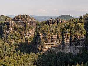 Blick von den Bärenfangwänden - Sächsische Schweiz